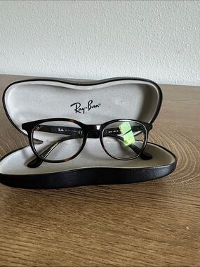 Ray-Ban Tortoiseshell Frame Optical Glasses - Dark Brown